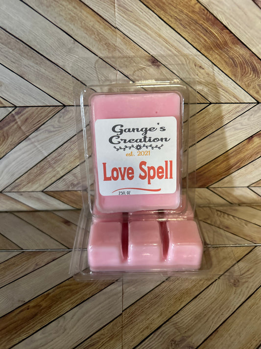 Love spell wax melt