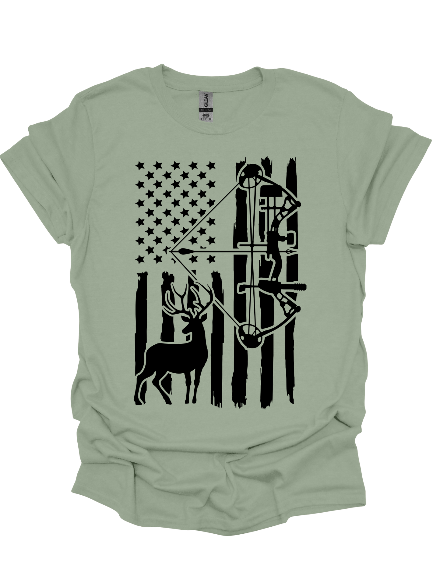 flag and archery t-shirt