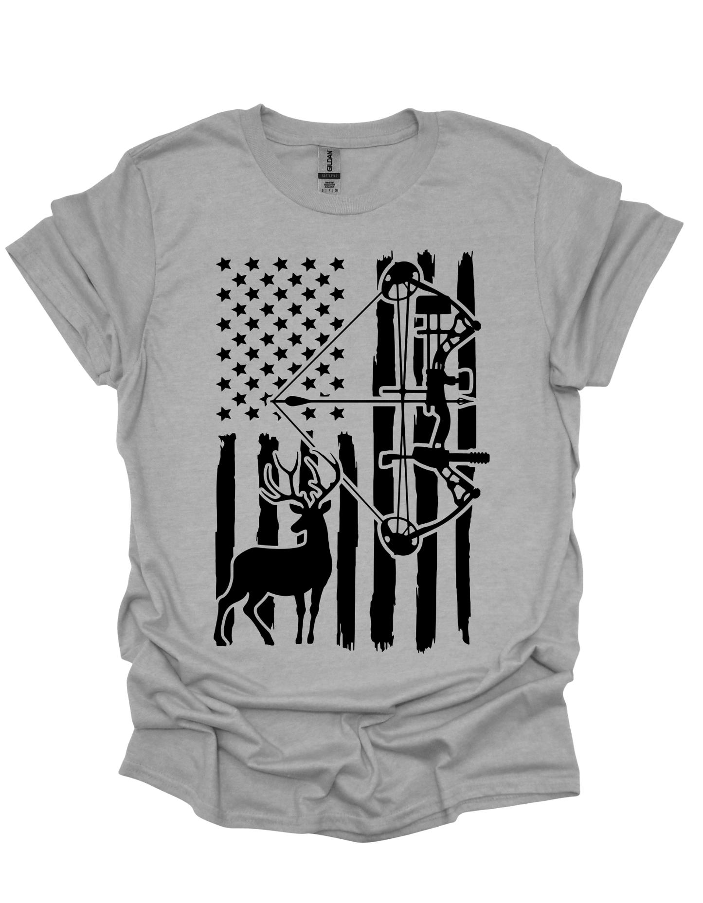 flag and archery t-shirt