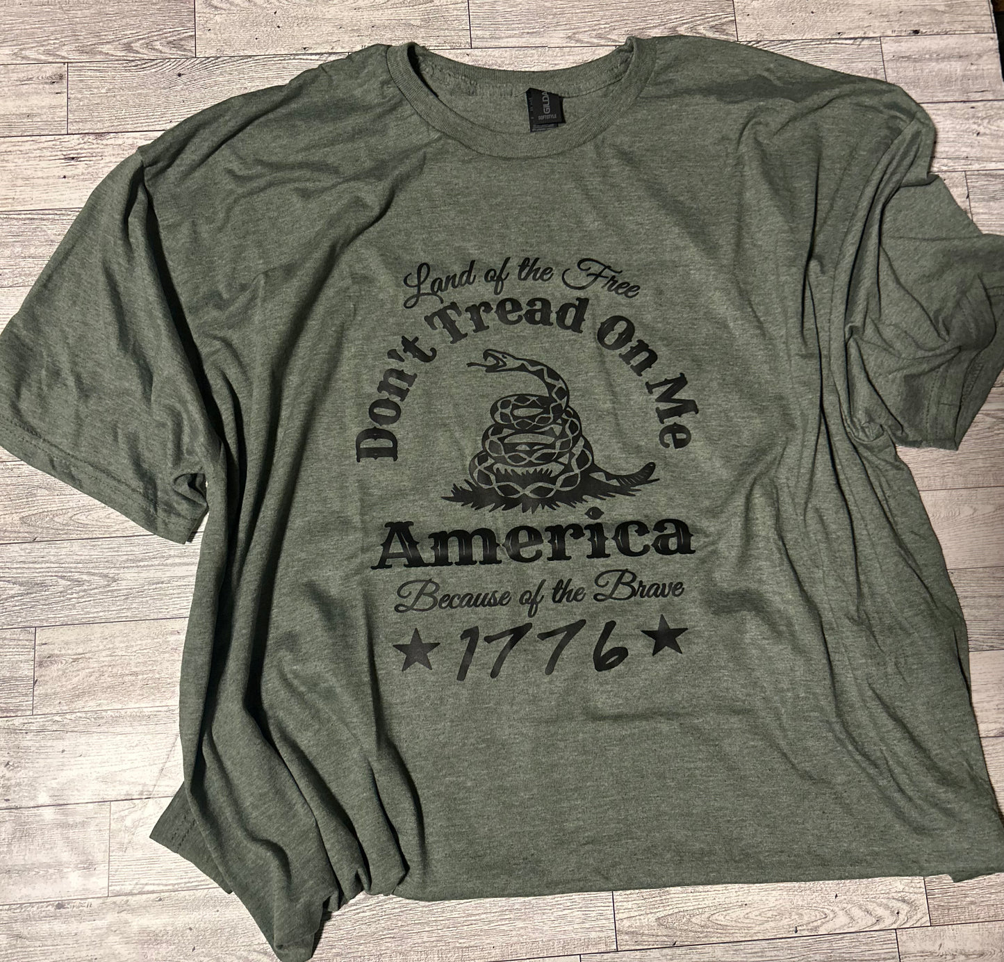 Don’t Tread on Me military green