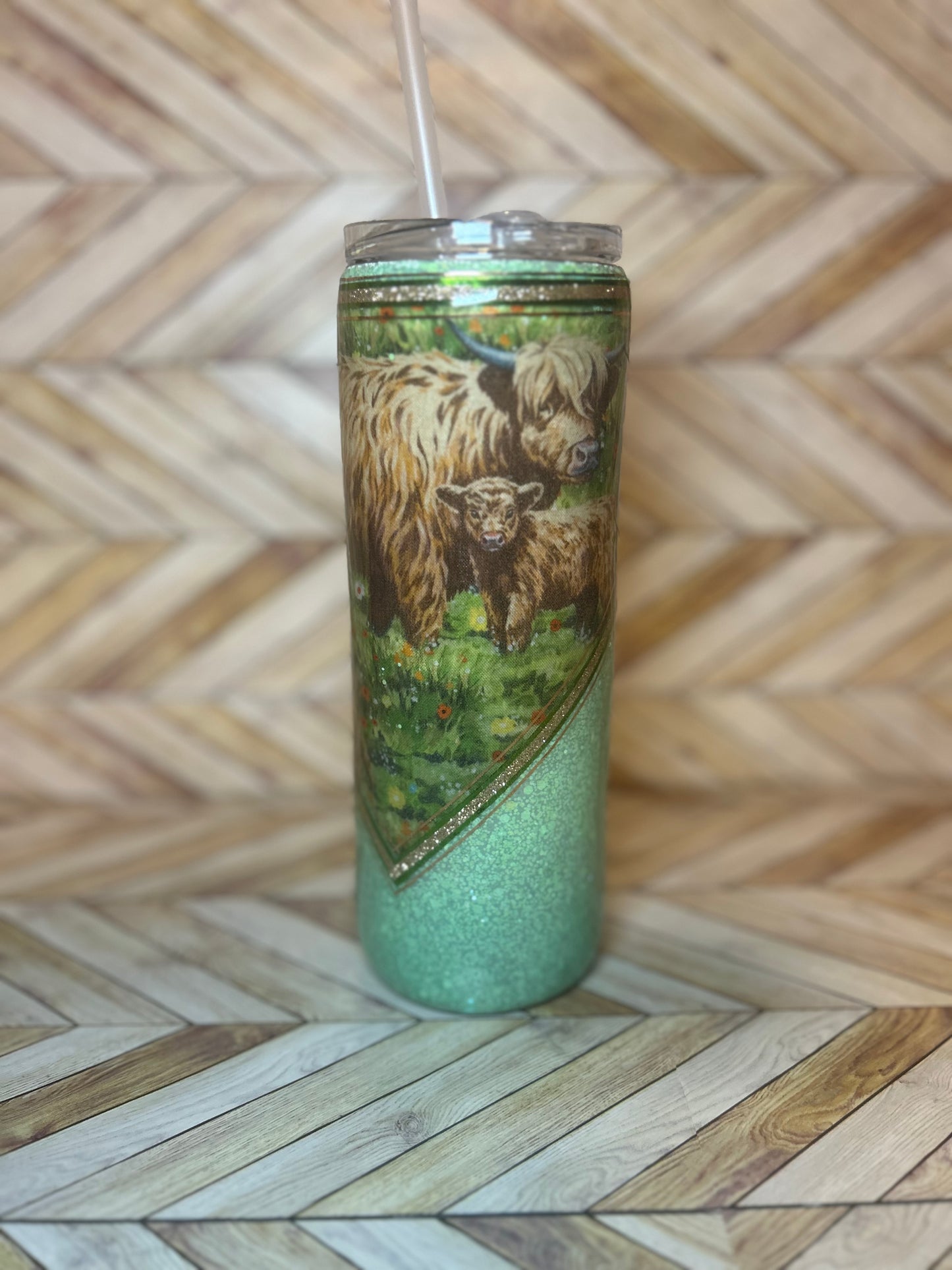 Highland cow 20oz tumbler