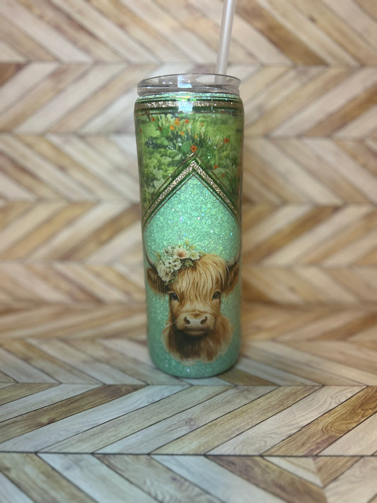 Highland cow 20oz tumbler