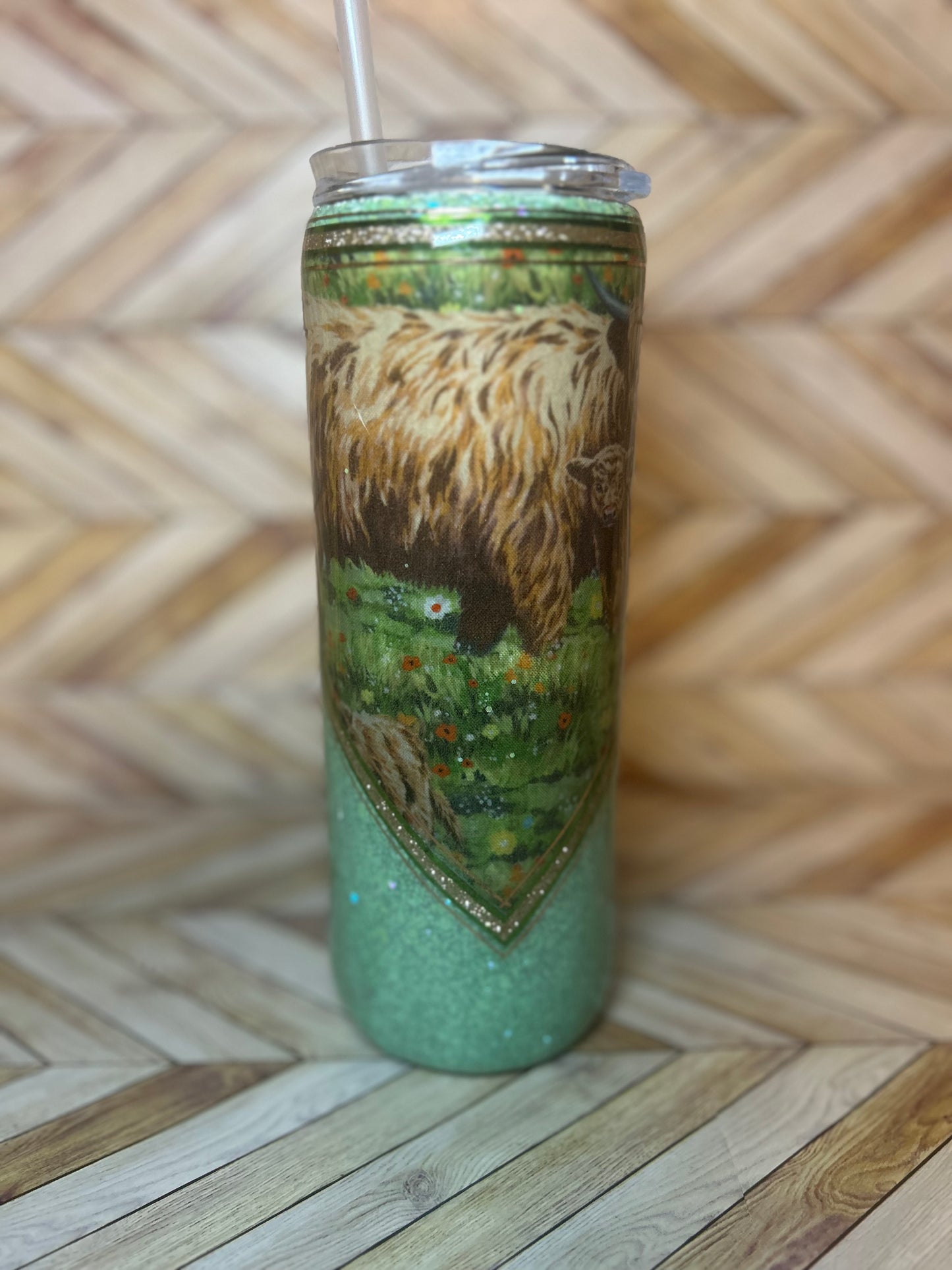 Highland cow 20oz tumbler