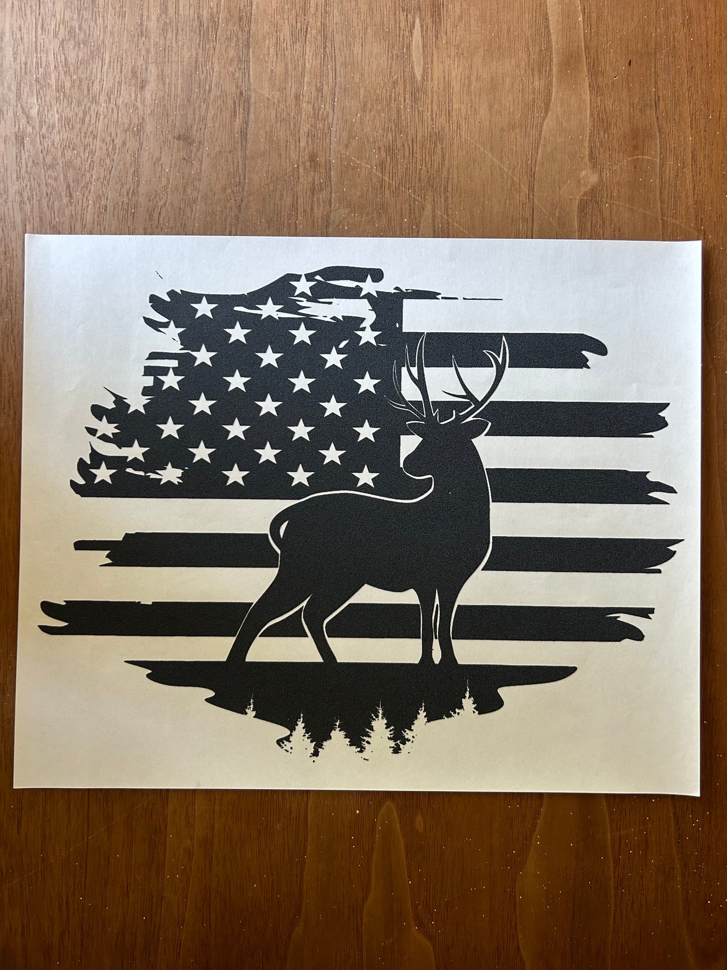 Flag/deer