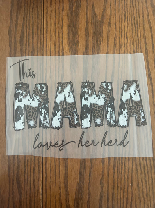 This mama loves her herd