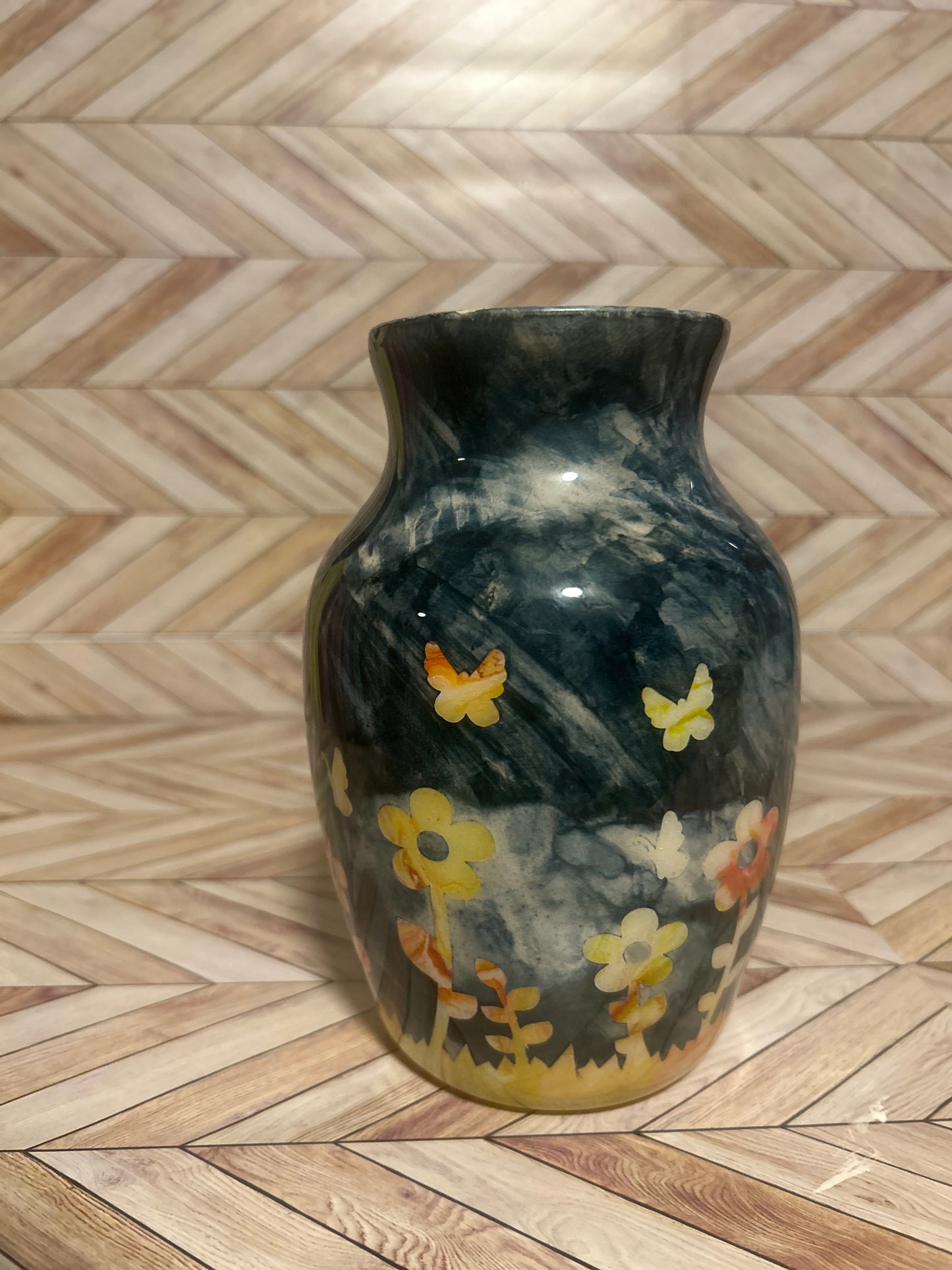 Flowered vase