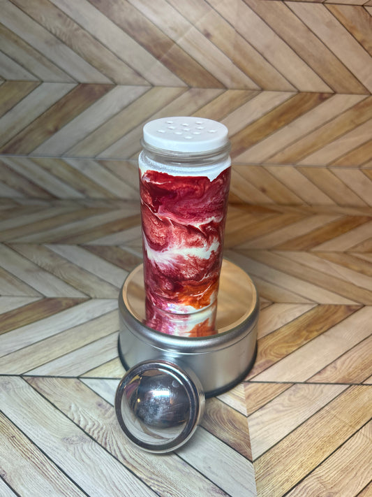 Pink seasoning shaker