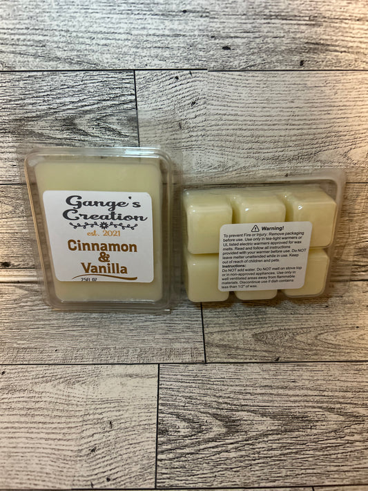 Cinnamon & Vanilla wax melt