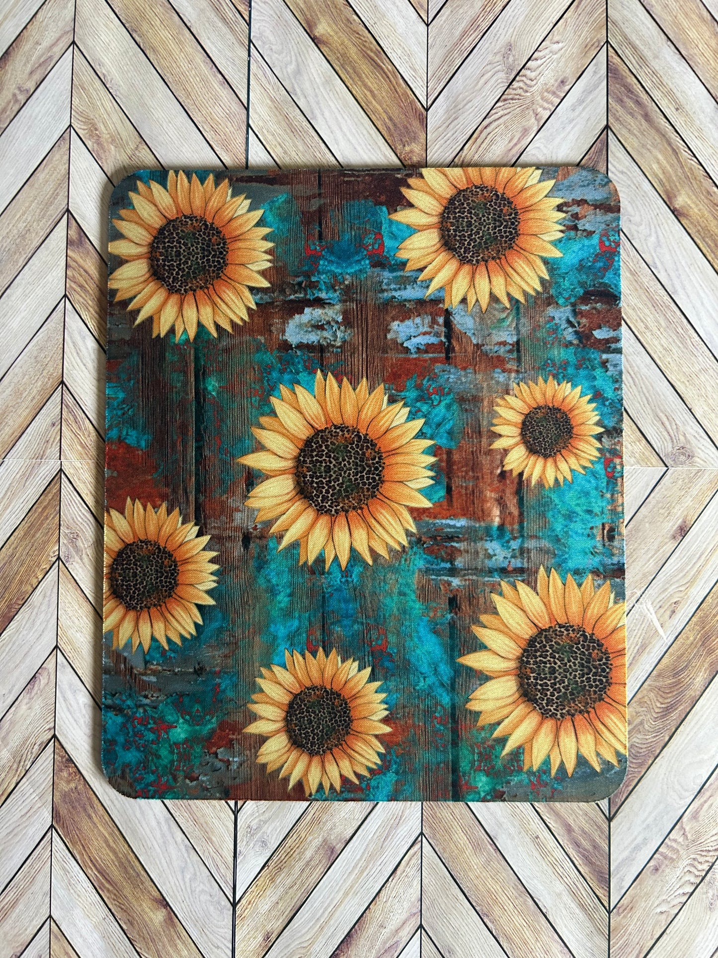 Mouse pad sunflower