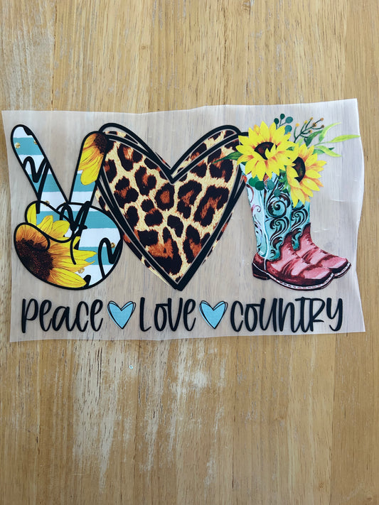 Peace, Love , country