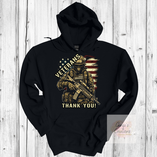 Veteran Thank you Hoodie