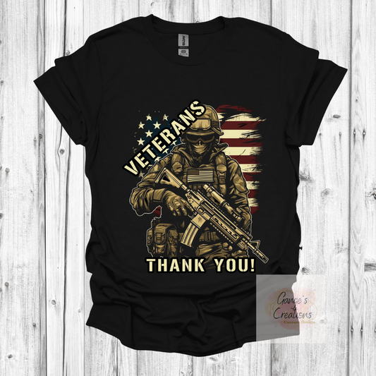 Veterans Thank You T-shirt