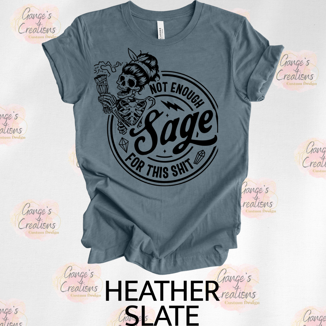 Black t-shirt Sage