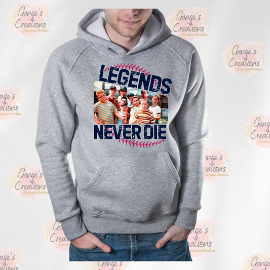 Legends never die hoodie